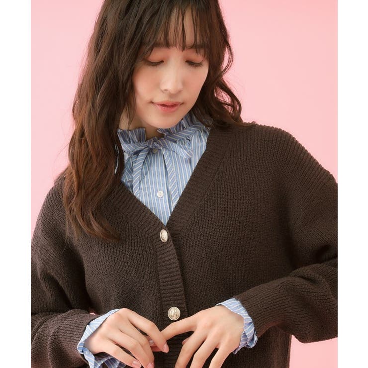 【コラボITEM】Philly Chocolate ブークレカーディガン | grove | 詳細画像5 