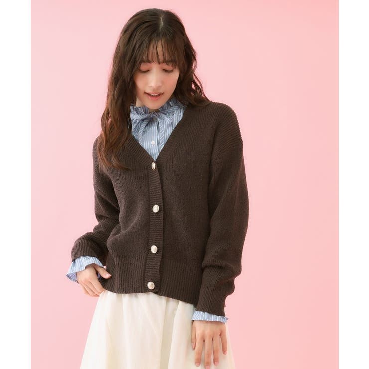 【コラボITEM】Philly Chocolate ブークレカーディガン | grove | 詳細画像6 