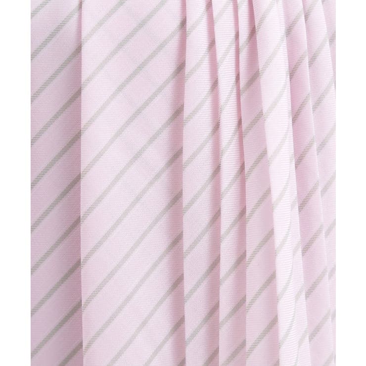 動くたびに表情が生まれる 軽やかストライププリーツスカート | grove | 詳細画像8 