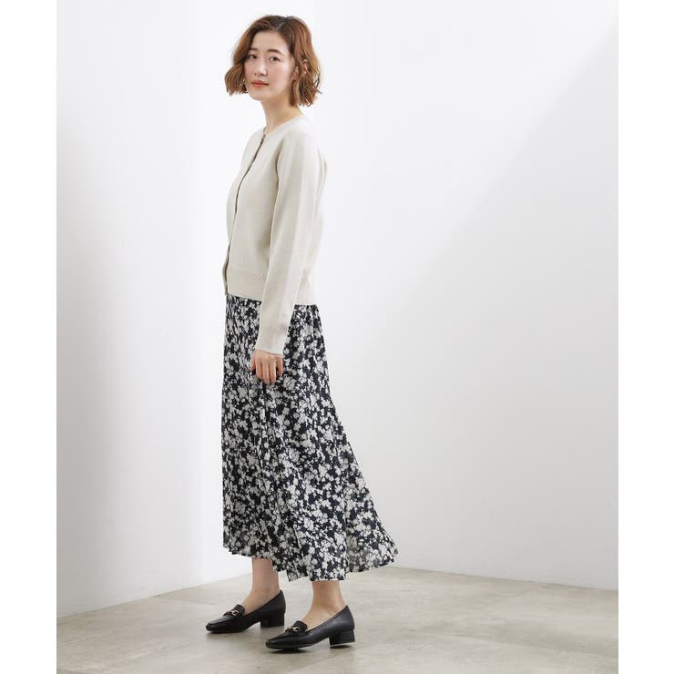 フラワープリント楊柳マーメイドスカート | grove | 詳細画像3 