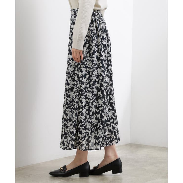 フラワープリント楊柳マーメイドスカート | grove | 詳細画像15 