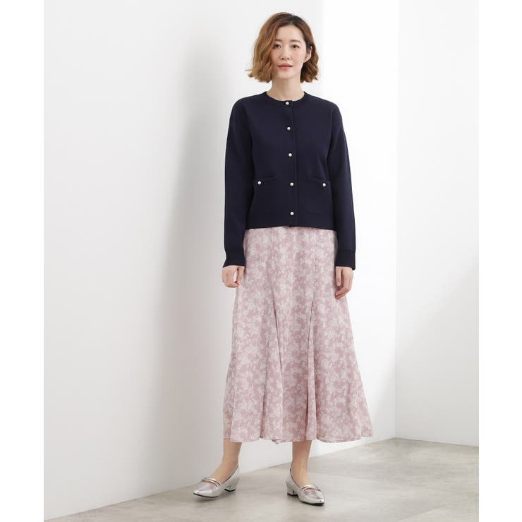 フラワープリント楊柳マーメイドスカート | grove | 詳細画像11 