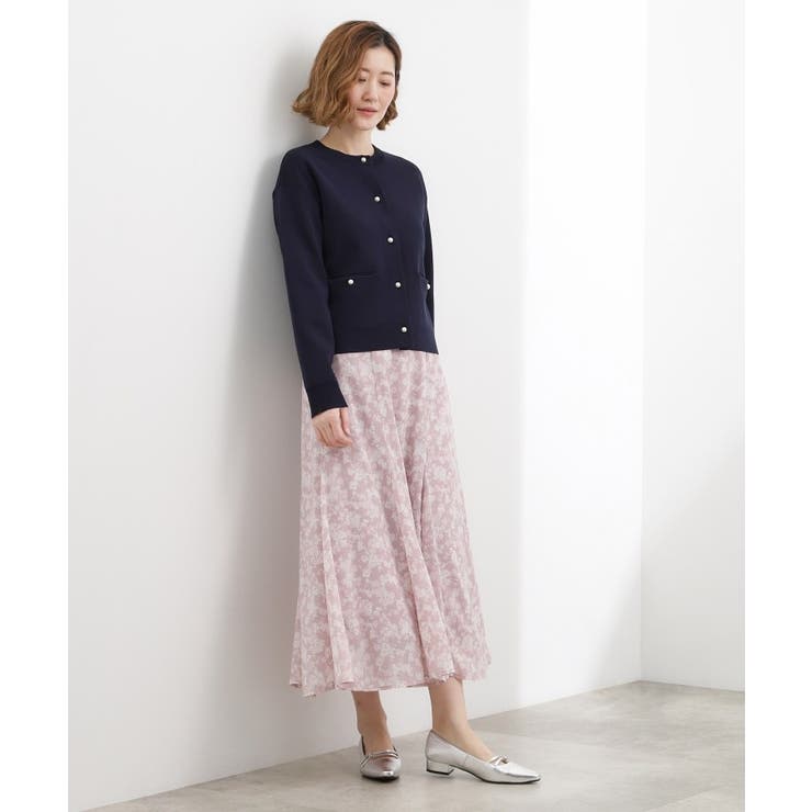 フラワープリント楊柳マーメイドスカート | grove | 詳細画像12 