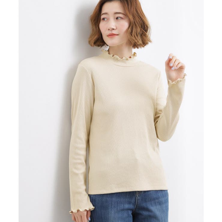 シルクライクリブタートルネック | grove | 詳細画像10 