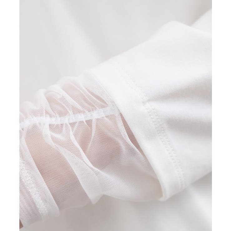 シアーレイヤードスリーブロンT | grove | 詳細画像4 