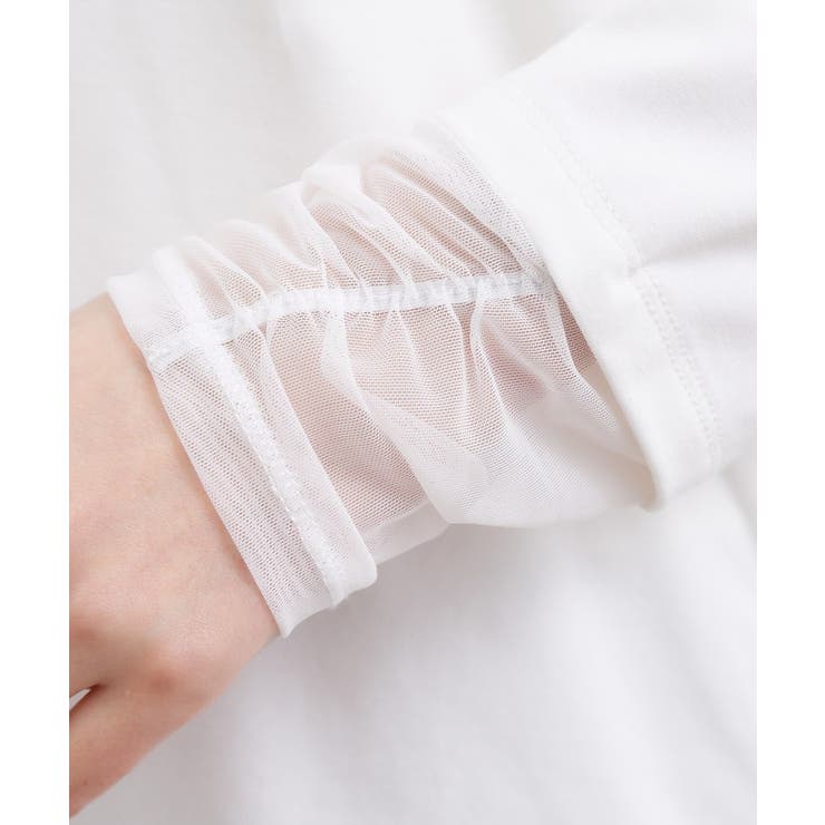 シアーレイヤードスリーブロンT | grove | 詳細画像18 