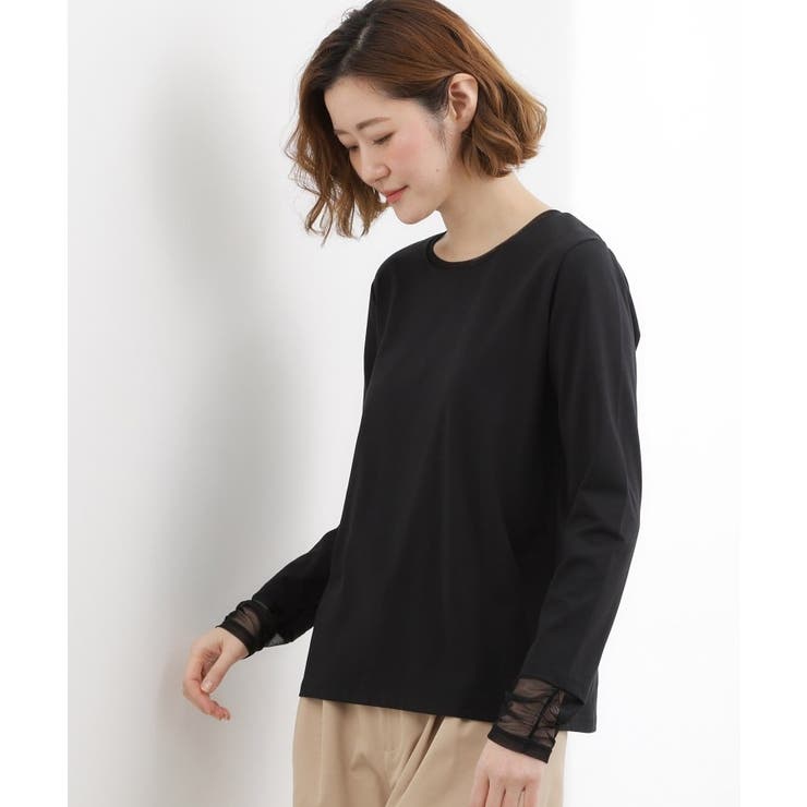 シアーレイヤードスリーブロンT | grove | 詳細画像5 