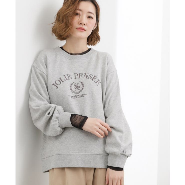 シアーレイヤードスリーブロンT | grove | 詳細画像6 