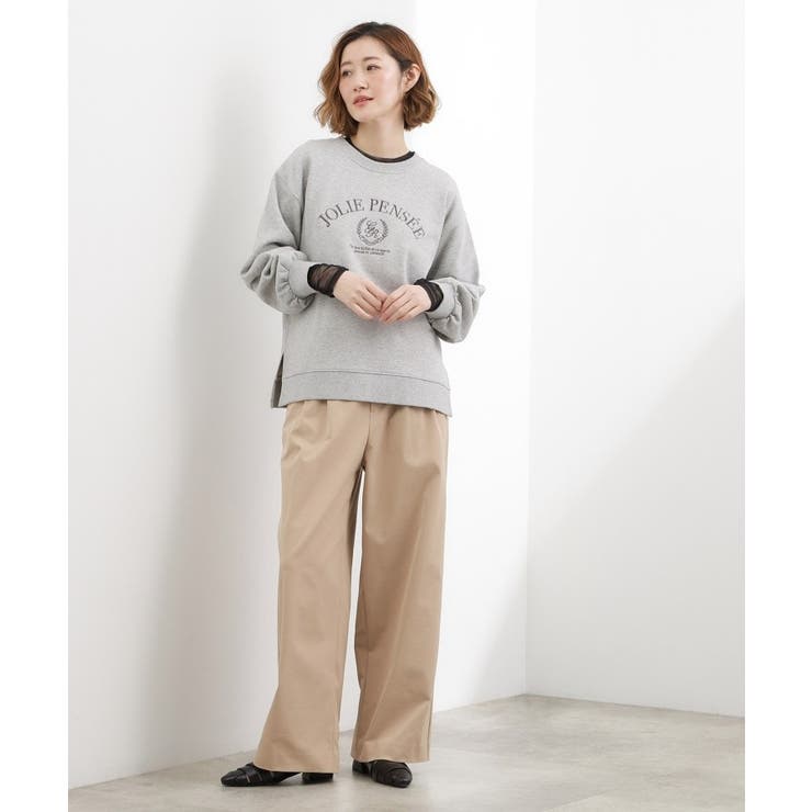 シアーレイヤードスリーブロンT | grove | 詳細画像7 