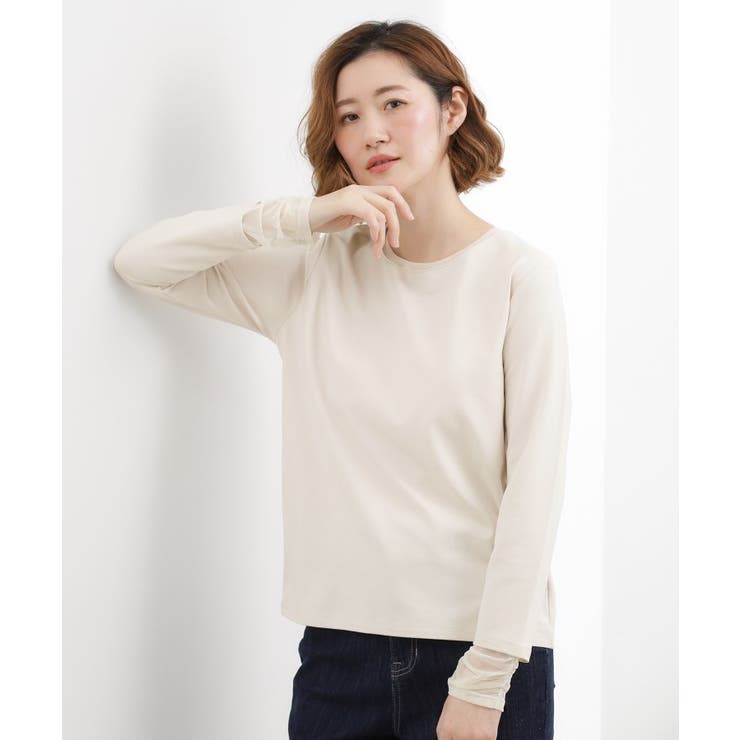 シアーレイヤードスリーブロンT | grove | 詳細画像10 