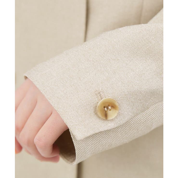 【貴島明日香さん着用】リネンライクカラーレスジャケット | grove | 詳細画像24 