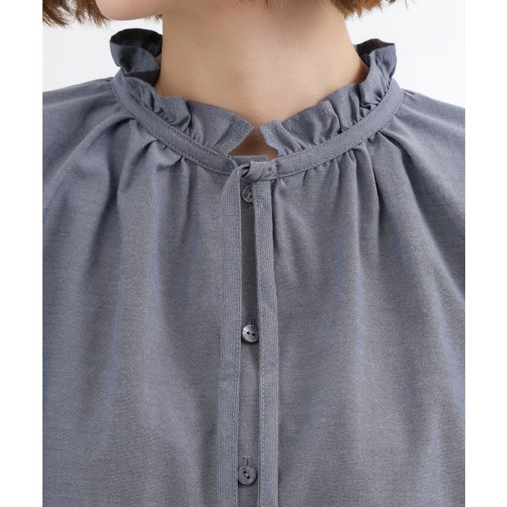 フリルカラーリボンブラウス | grove | 詳細画像25 