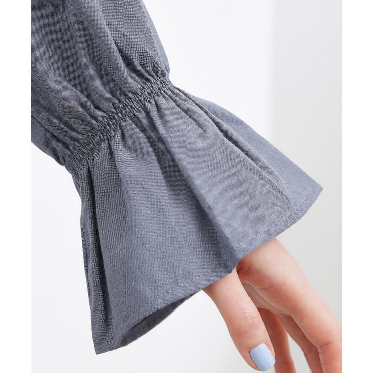 フリルカラーリボンブラウス | grove | 詳細画像27 