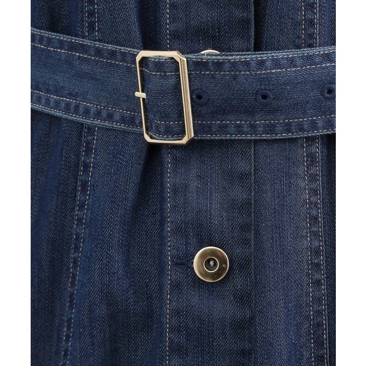 【貴島明日香さん着用】デニムフレアワンピース | grove | 詳細画像13 