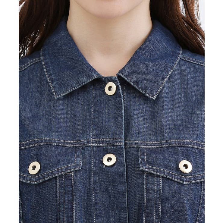 【貴島明日香さん着用】デニムフレアワンピース | grove | 詳細画像17 