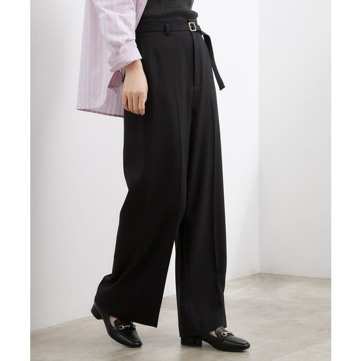 ベルトワイドパンツ | grove | 詳細画像1 