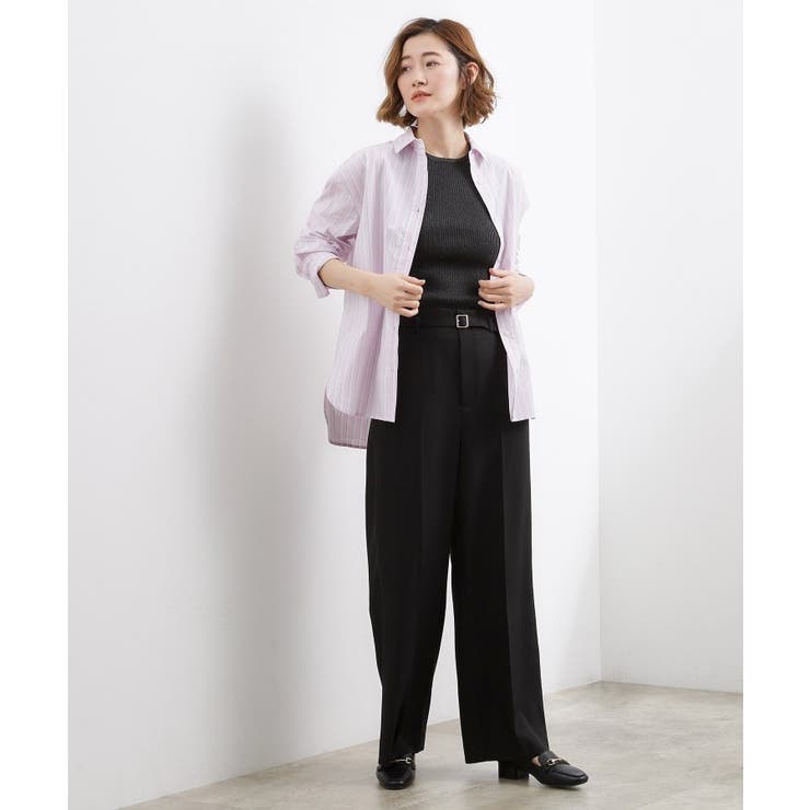 ベルトワイドパンツ | grove | 詳細画像2 