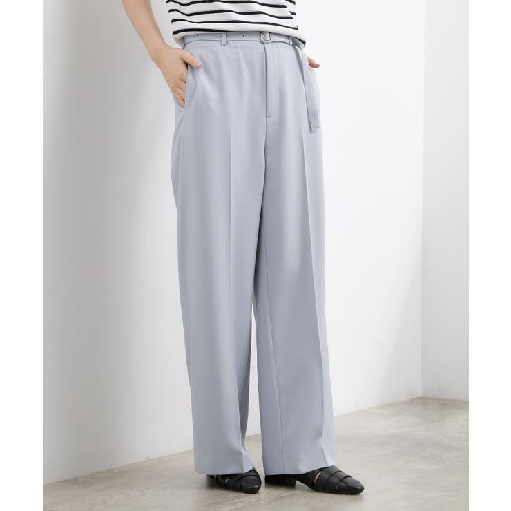 ベルトワイドパンツ | grove | 詳細画像9 