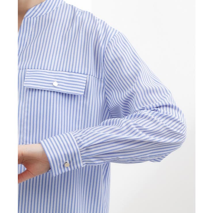 【貴島明日香さん着用】お仕事も普段も。今どきワークシャツブラウス | grove | 詳細画像31 