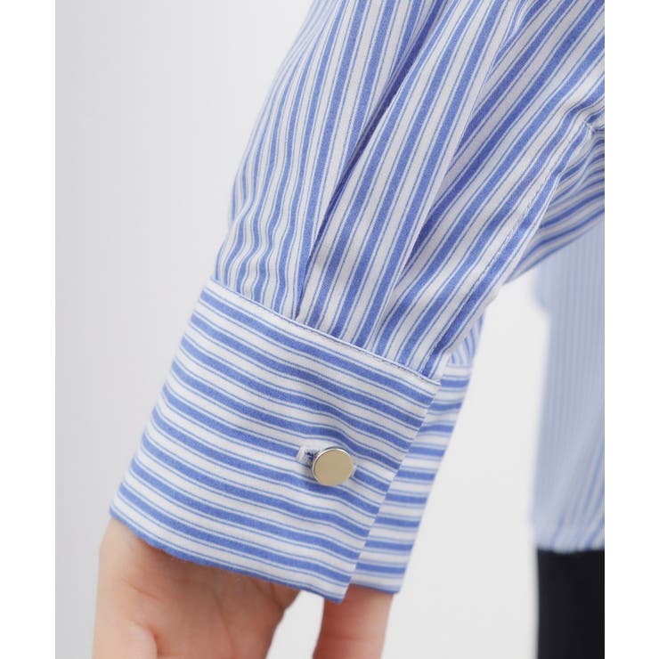 【貴島明日香さん着用】お仕事も普段も。今どきワークシャツブラウス | grove | 詳細画像32 