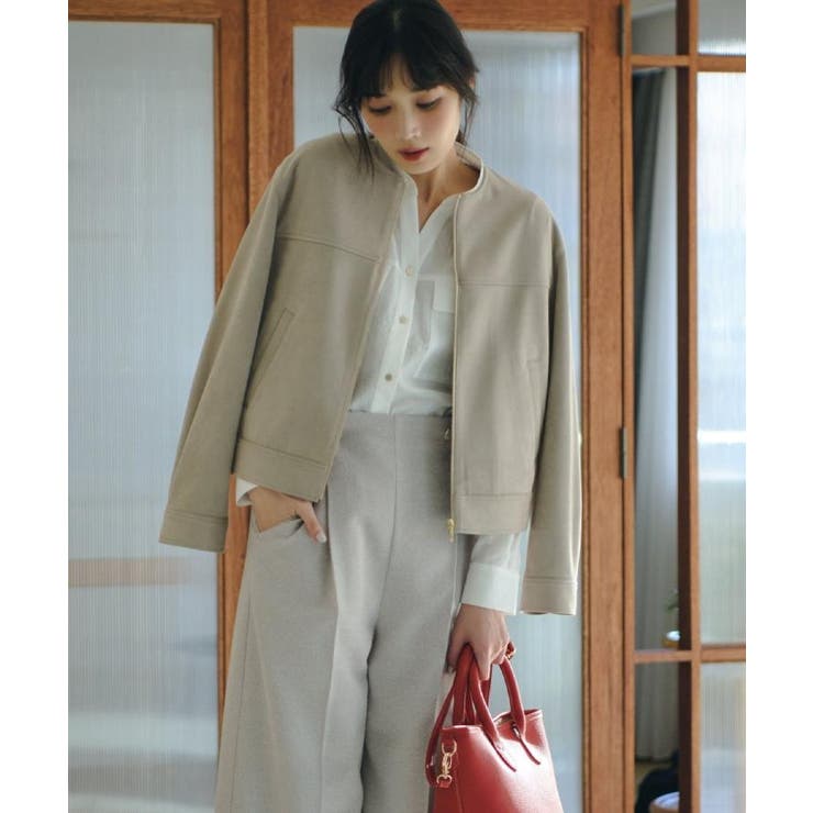 【貴島明日香さん着用】お仕事も普段も。今どきワークシャツブラウス | grove | 詳細画像14 