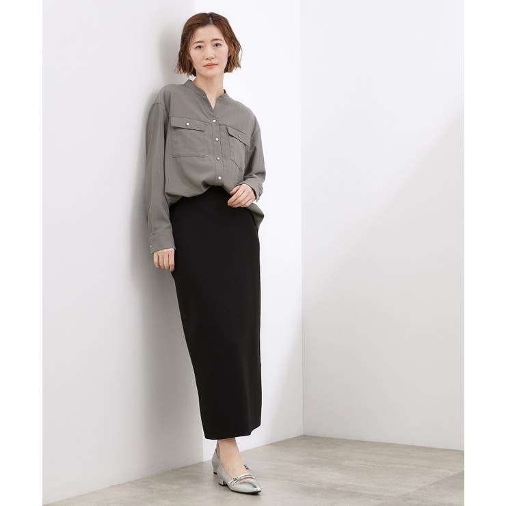 【貴島明日香さん着用】お仕事も普段も。今どきワークシャツブラウス | grove | 詳細画像21 