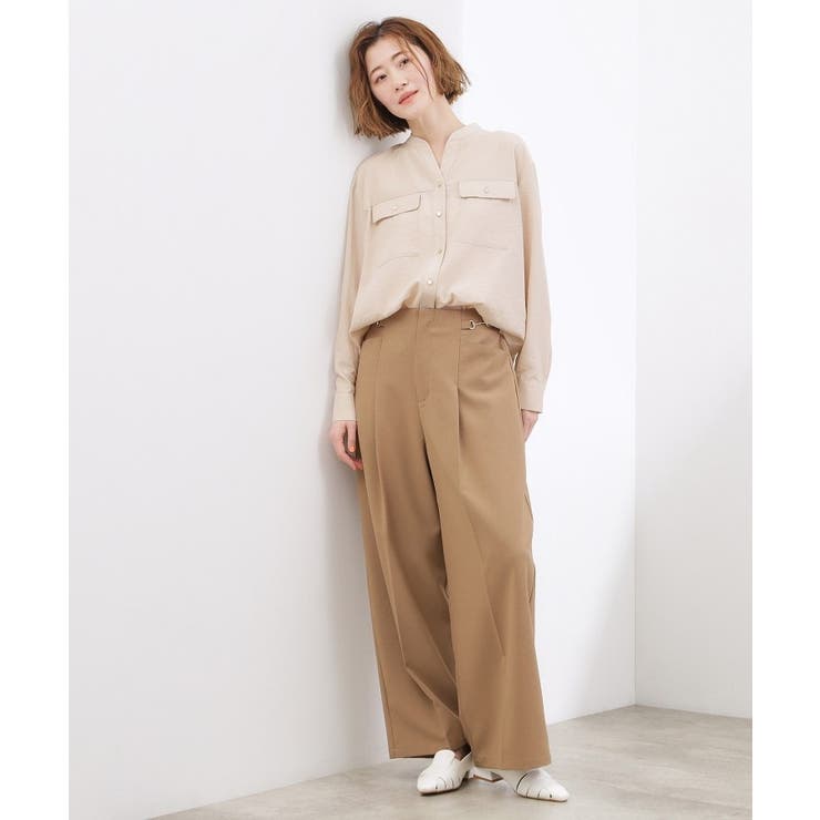 【貴島明日香さん着用】お仕事も普段も。今どきワークシャツブラウス | grove | 詳細画像24 