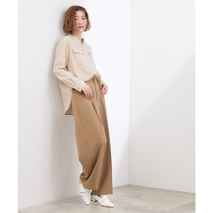 【貴島明日香さん着用】お仕事も普段も。今どきワークシャツブラウス | grove | 詳細画像25 