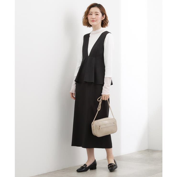 【体型カバー】ペプラムドッキングジャンドレ | grove | 詳細画像6 