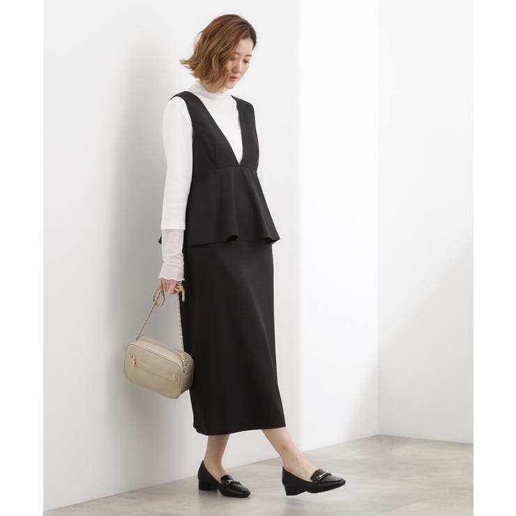 【体型カバー】ペプラムドッキングジャンドレ | grove | 詳細画像7 