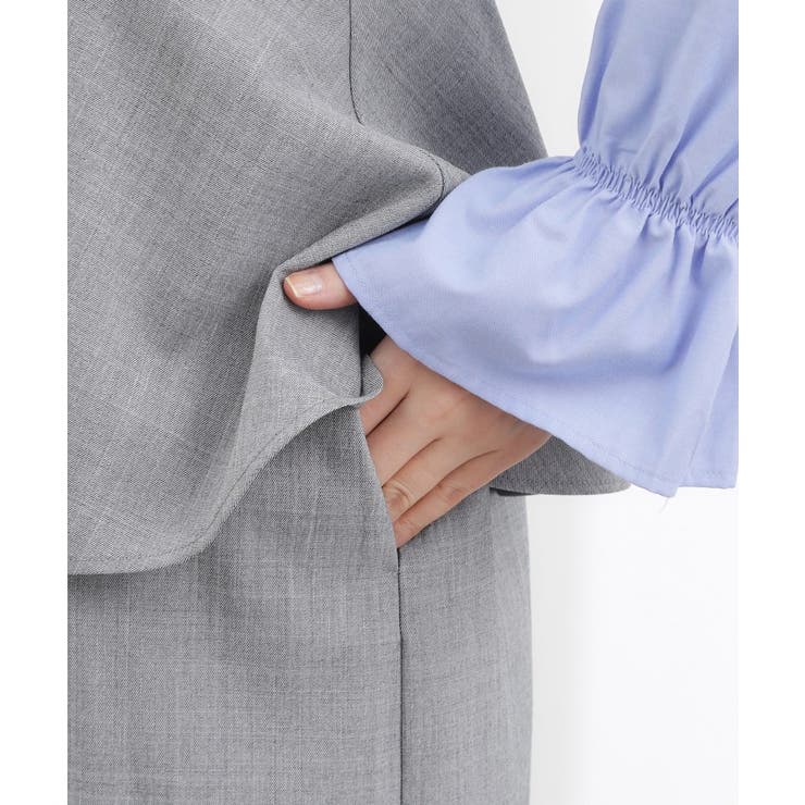 【体型カバー】ペプラムドッキングジャンドレ | grove | 詳細画像18 