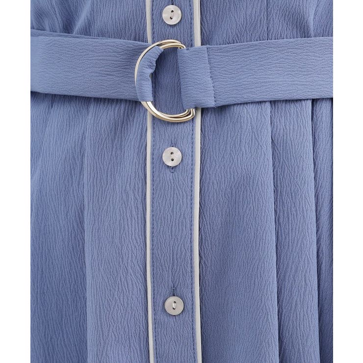 【貴島明日香さん着用・美シルエット】ウエストタック配色ワンピース | grove | 詳細画像11 