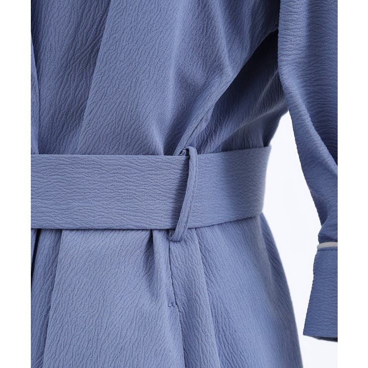 【貴島明日香さん着用・美シルエット】ウエストタック配色ワンピース | grove | 詳細画像21 