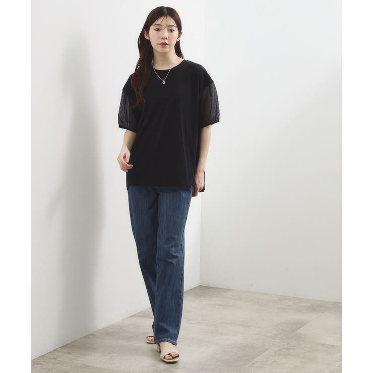 【貴島明日香さん着用/UVカット】体型カバー叶う、バックプリーツTシャツ | grove | 詳細画像9 