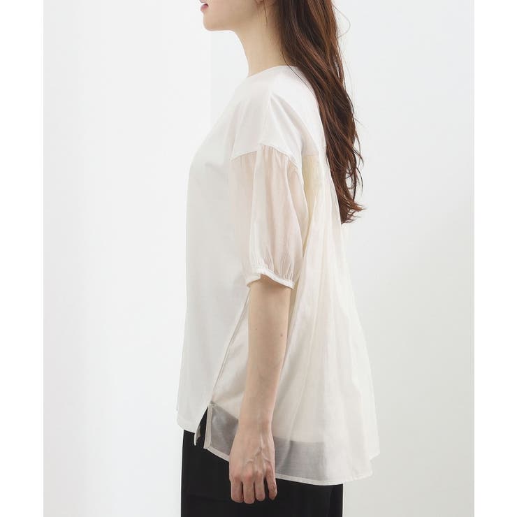 【貴島明日香さん着用/UVカット】体型カバー叶う、バックプリーツTシャツ | grove | 詳細画像20 