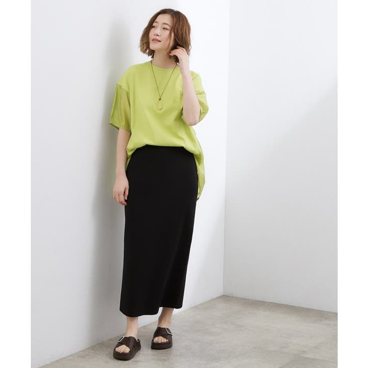 【貴島明日香さん着用/UVカット】体型カバー叶う、バックプリーツTシャツ | grove | 詳細画像12 