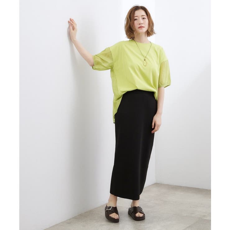 【貴島明日香さん着用/UVカット】体型カバー叶う、バックプリーツTシャツ | grove | 詳細画像13 