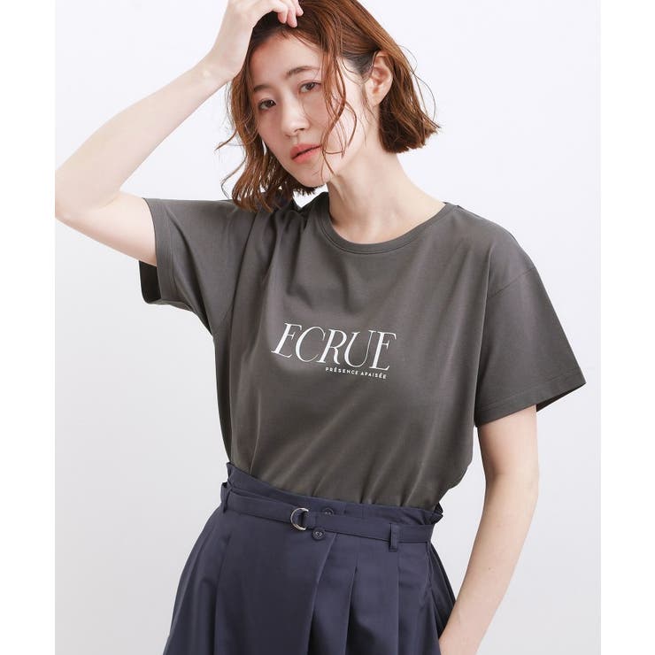 チャコールグレー(013) | 【遮熱／吸水速乾／接触冷感／UVカット】ベーシックロゴTシャツ | grove
