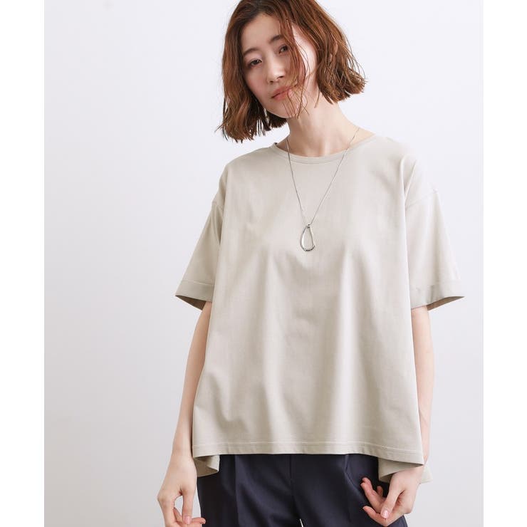 【遮熱／吸水速乾／接触冷感／UVカット】フレアシルエットTシャツ | grove | 詳細画像5 