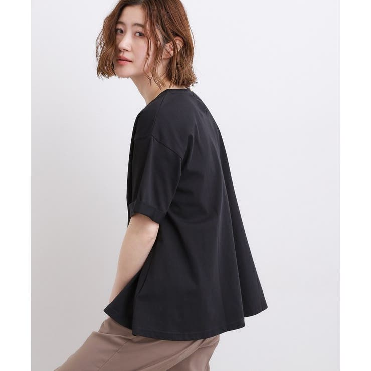 【遮熱／吸水速乾／接触冷感／UVカット】フレアシルエットTシャツ | grove | 詳細画像9 