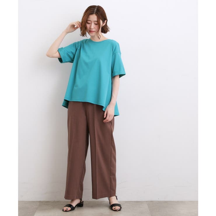 【遮熱／吸水速乾／接触冷感／UVカット】フレアシルエットTシャツ | grove | 詳細画像19 