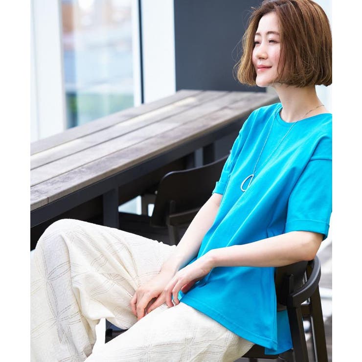 【遮熱／吸水速乾／接触冷感／UVカット】フレアシルエットTシャツ | grove | 詳細画像21 