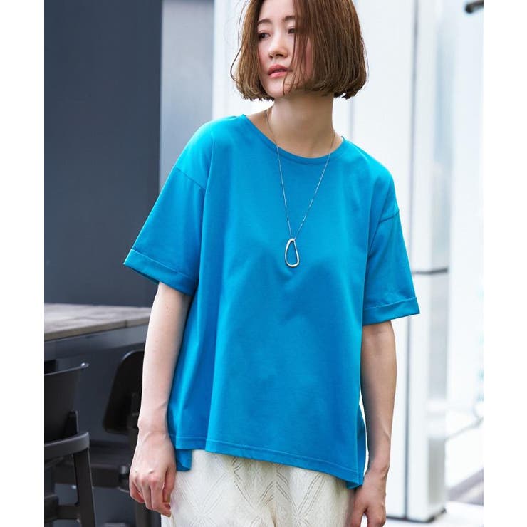 【遮熱／吸水速乾／接触冷感／UVカット】フレアシルエットTシャツ | grove | 詳細画像20 