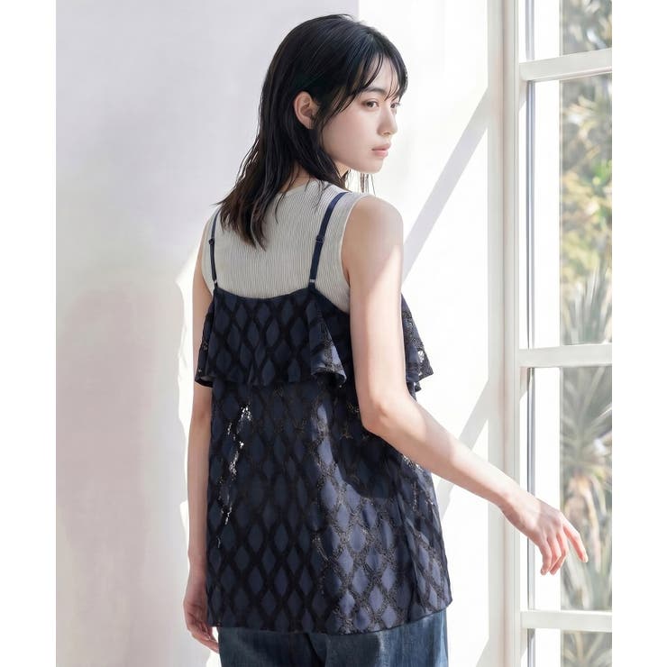 レースフリルキャミソール | grove | 詳細画像17 