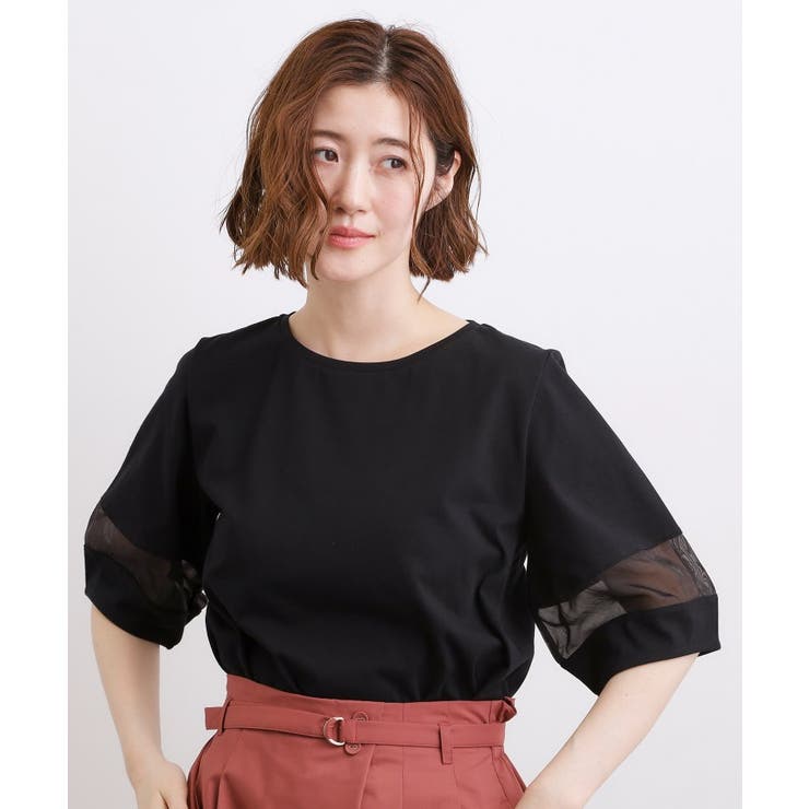 【吸水速乾・UVカット・接触冷感】シアードッキングランタンスリーブTシャツ | grove | 詳細画像6 
