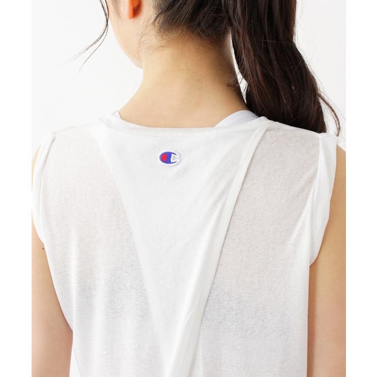 【WEB限定】Champion ノースリーブＴシャツ | grove | 詳細画像6 