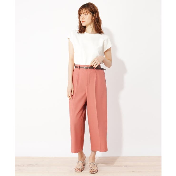 【S-LL】センタープレスワイドパンツ | grove | 詳細画像10 