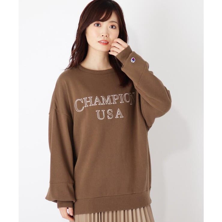 Champion】ロゴスウェット[品番：WRDW0118382]｜grove（グローブ）の