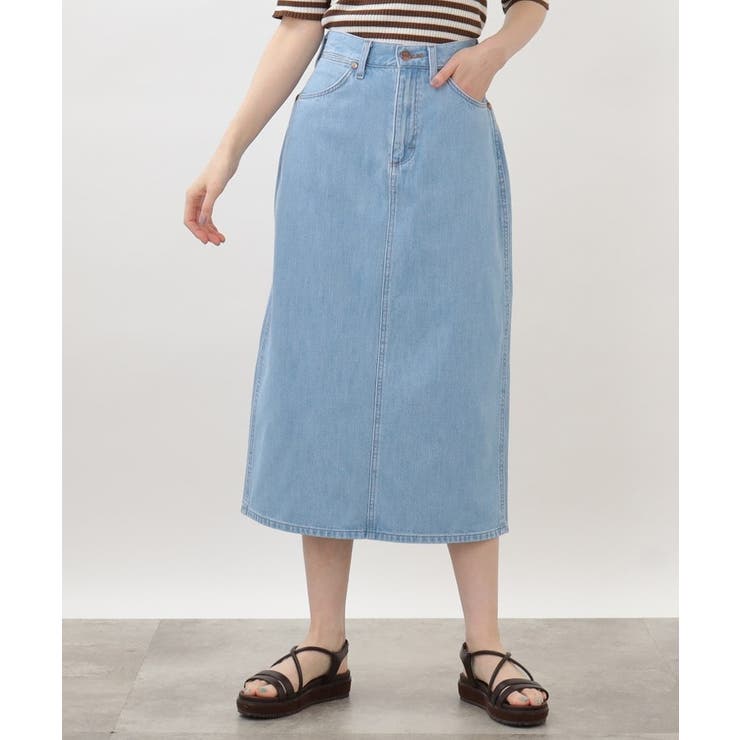 サックス(090) | 【別注】Wrangler デニムスカート | grove