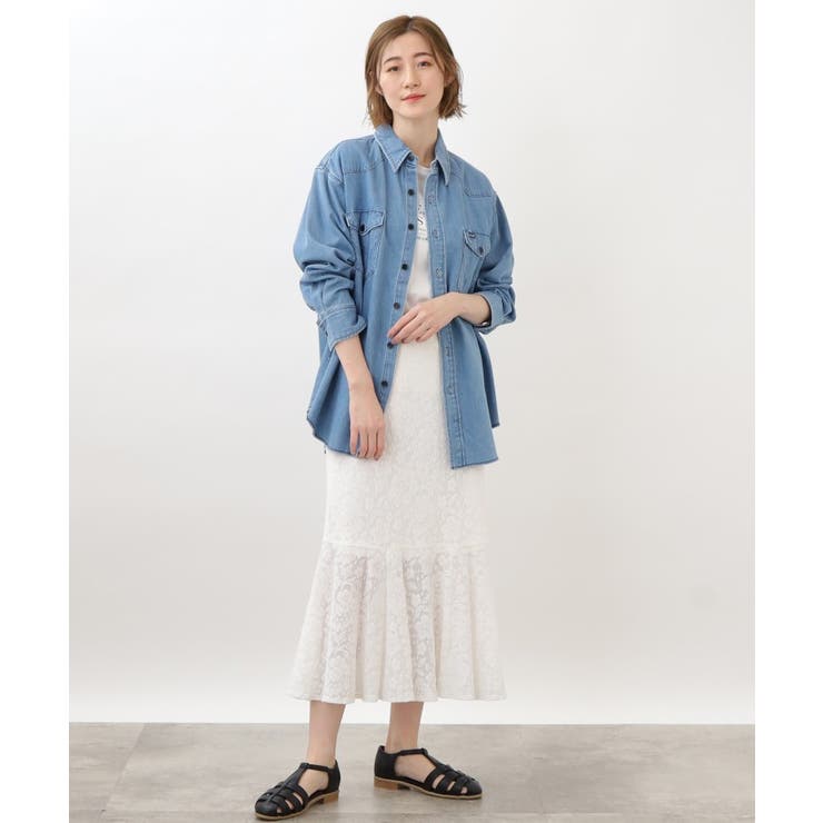 【別注】Wrangler デニムシャツ | grove | 詳細画像1 